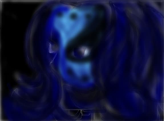 blue mask women