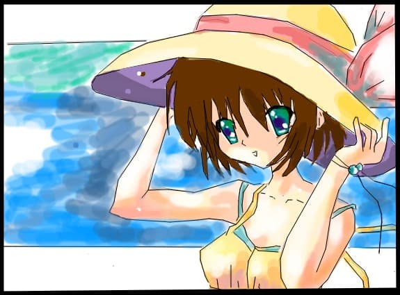 Girl VS  Sun