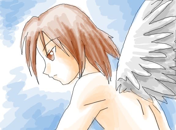 Anime angel Boy