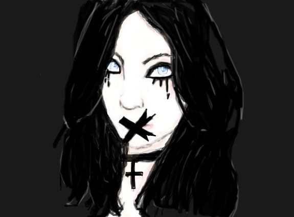 ...gothic girl...