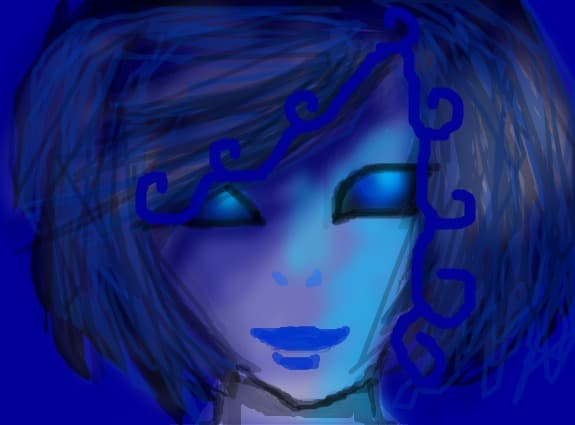 blue doll