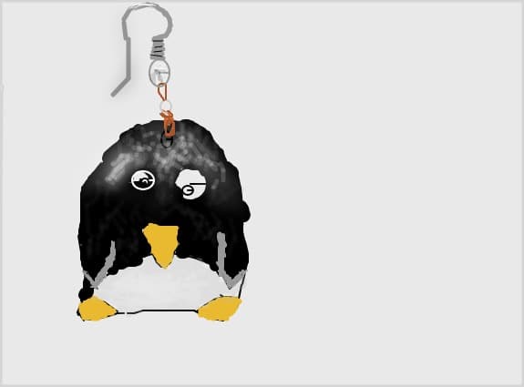 cercel pinguin