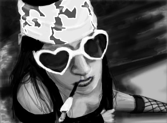 drunk?...no way....just fashion...
