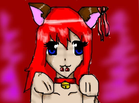 a cat dirl