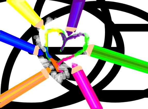 Colors of the heart
