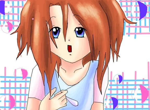 Anime girl :)) niko dt nu mi-a mers mouse-ul aja d bn ^.^