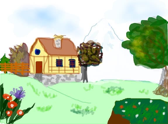 Desen 85256 modificat:casa bunicilor