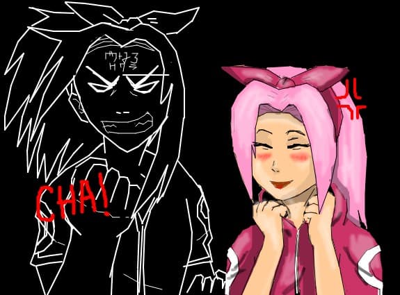 Sakura: WoW! Fely, vrei sa fim prietene!?