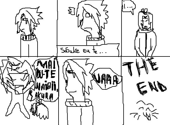 Sasuke o injura pe Sakura