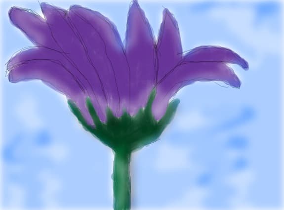floare mov