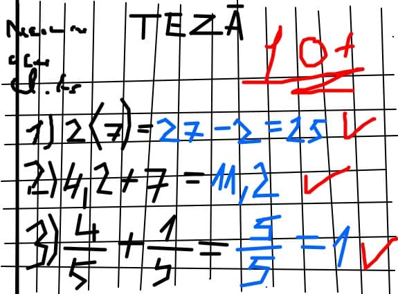 10 in teza !!mama mia daca as lua as fi cea mai ferocita si as fi tocilara clasei