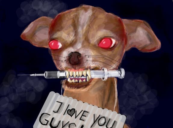 ,,I love you guys'', said the sweety dog:))