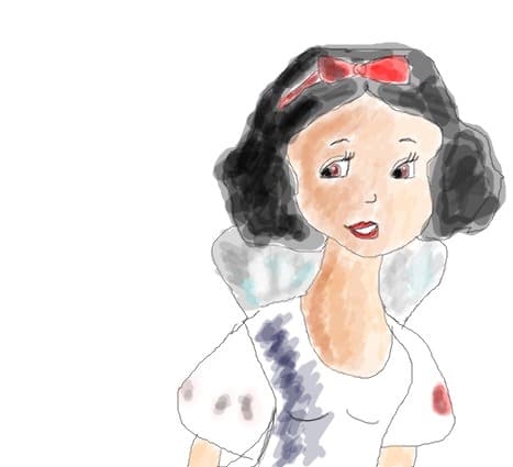 Desen 8803 modificat:snow white de ozana