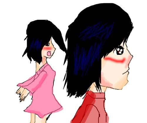 anime girl and boy