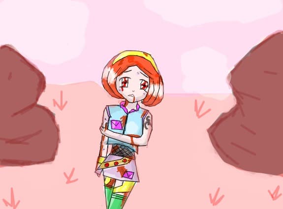 blood anime girl(din imaginatie)