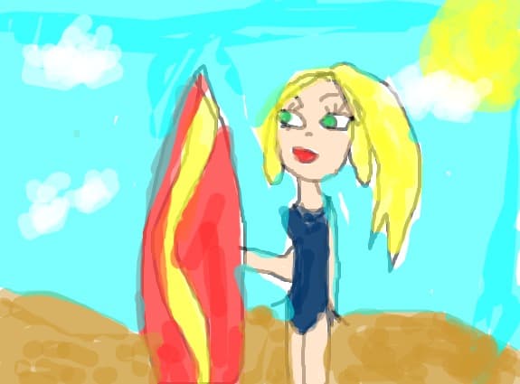 bridgette face surf