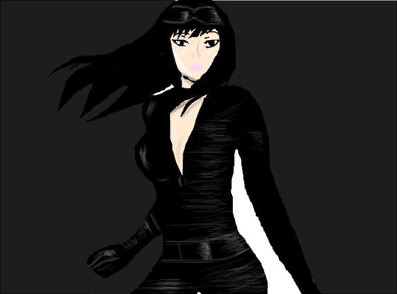 a girl