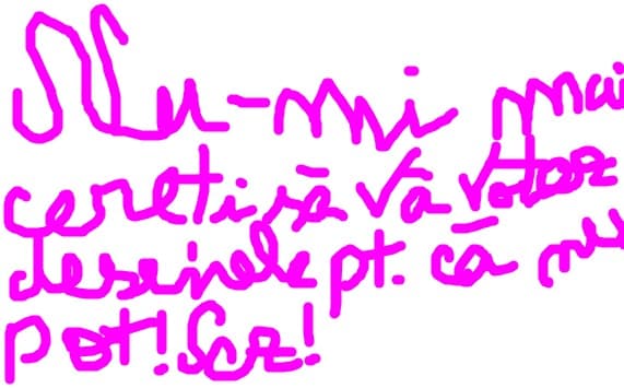 Nu-mi mai cereti sa va votez desenele pt.ca nu pot! Scz!:*