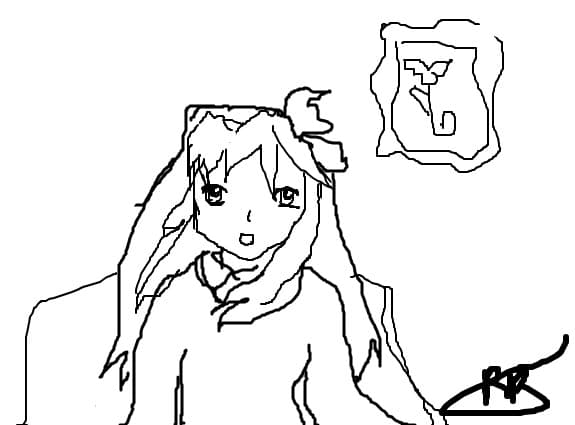 just an anime girl