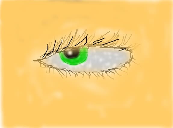 Simply green eye