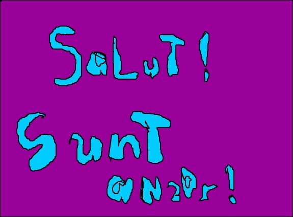 Un salut de inceput!