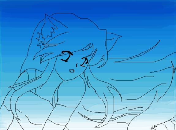 Blue kitty