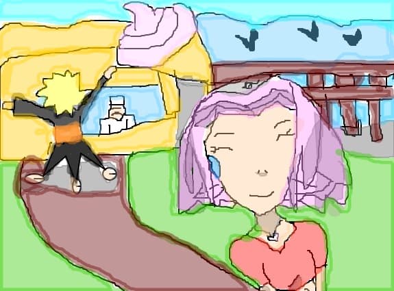 Narusaku la intalnire colorat