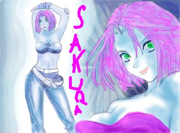 Desen 91657 modificat:sakura haruno