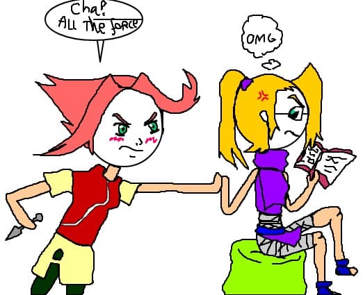 sakura vs ino =))