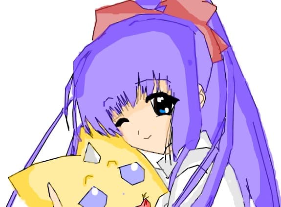 Anime Sweet Girl and animal