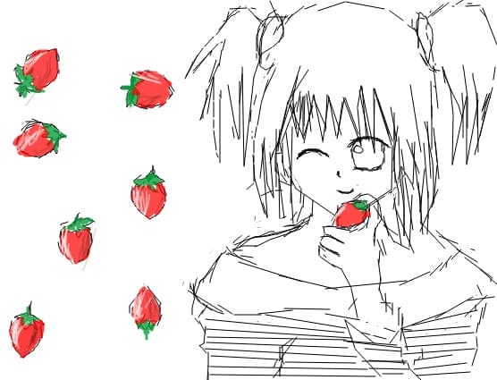 life is color in ..STRAWBERRIES