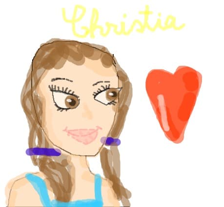 christia,prietena mea cea mai buna
