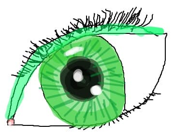 green eye
