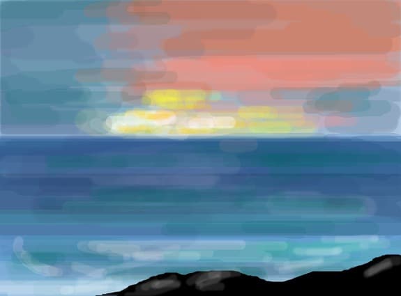 The sea -  Sunrise