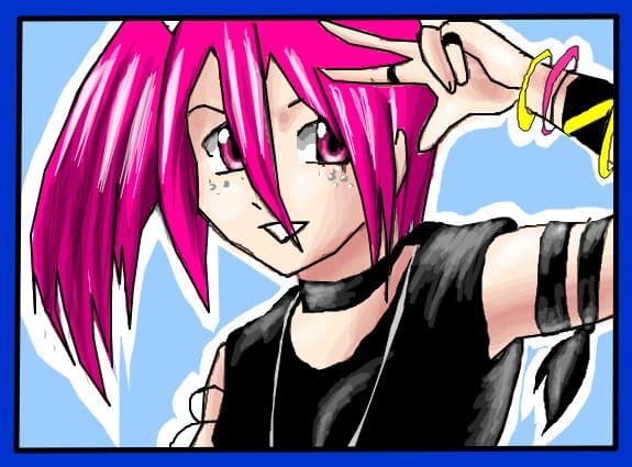 visual kei anime girl :P