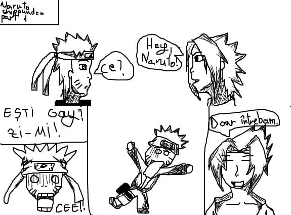 sasuke il intreaba pe naruto daca e gay.voi ce credeti:e sau nu e?