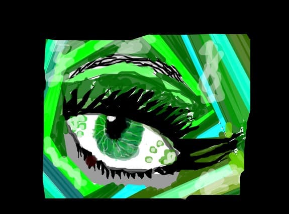 eye and angel