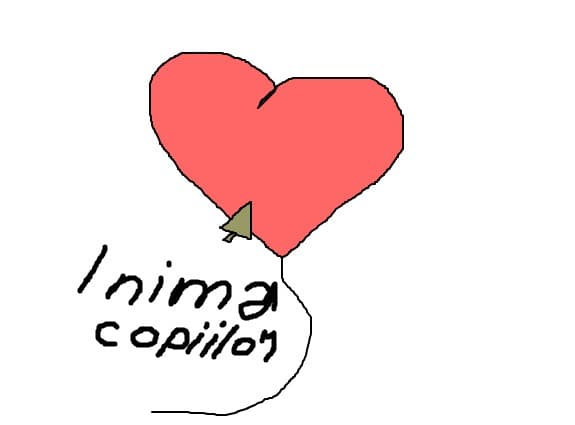 balonul  inimi copilului