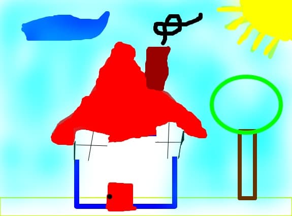 Casa si pom nor si soare