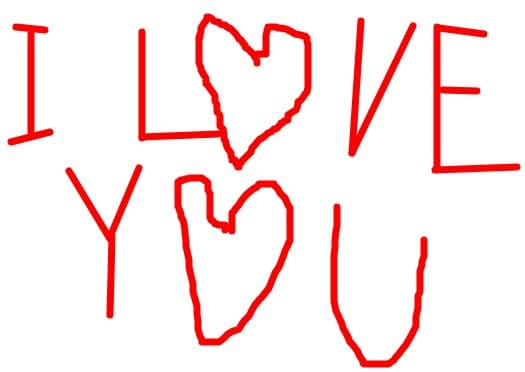 I love you