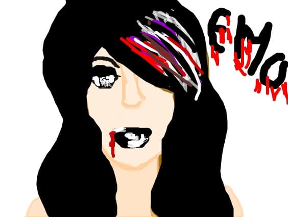 the emo girl