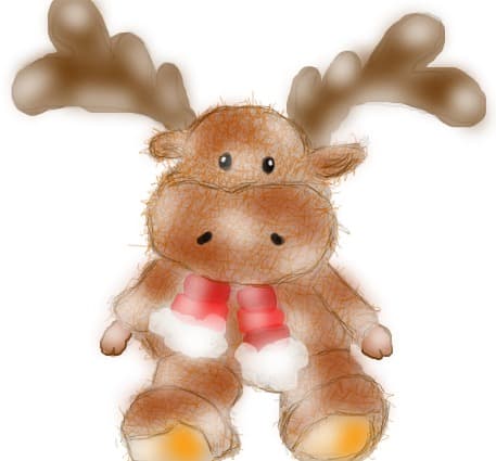 Un Ren de plush