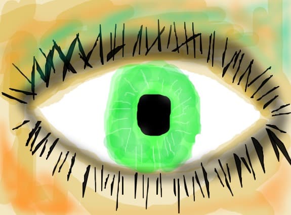 Ochiul ....verde :)