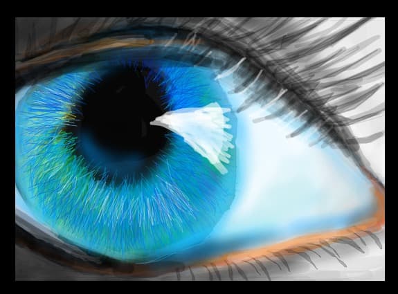 Blue eyes
