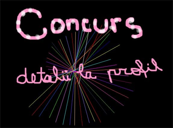Concurs detalii la profil