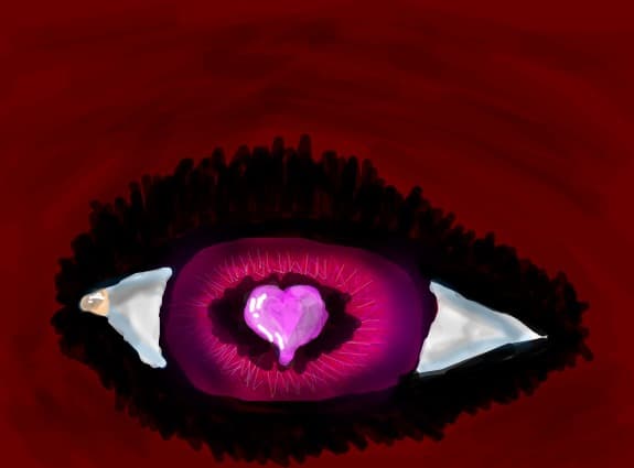 a eye and a heart