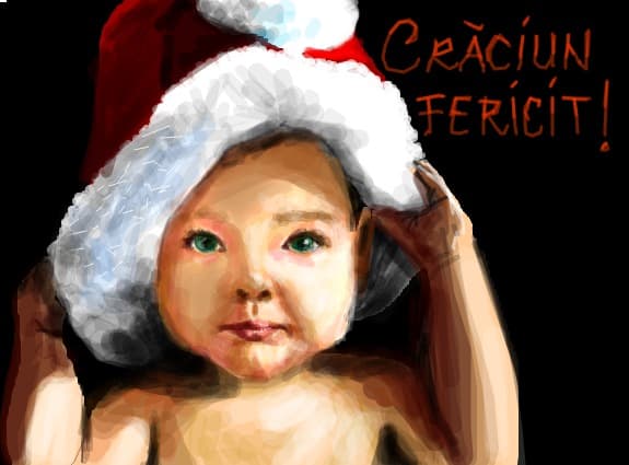 Desen 97592 continuat:Craciun Fericit