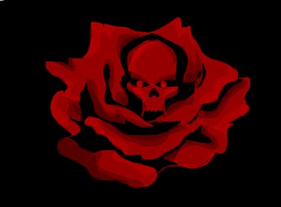 skull &amp; rose
