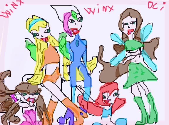 Desen 98534 continuat:winx imi place tie