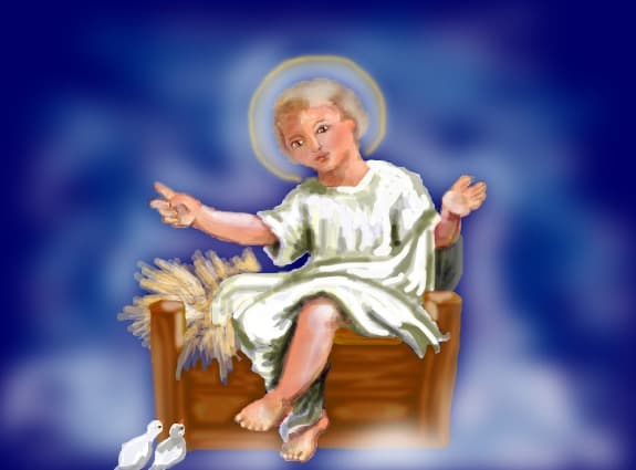 Desen 98453 continuat:...micul Isus...